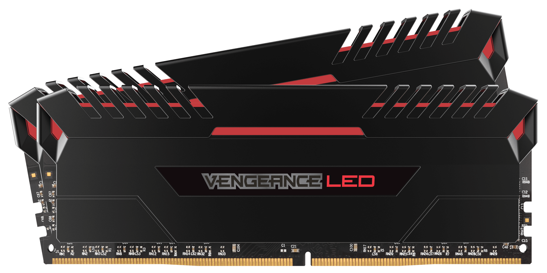 Corsair VENGEANCE® LED 32GB [3200MHz] C16 Memory Kit - Red LED