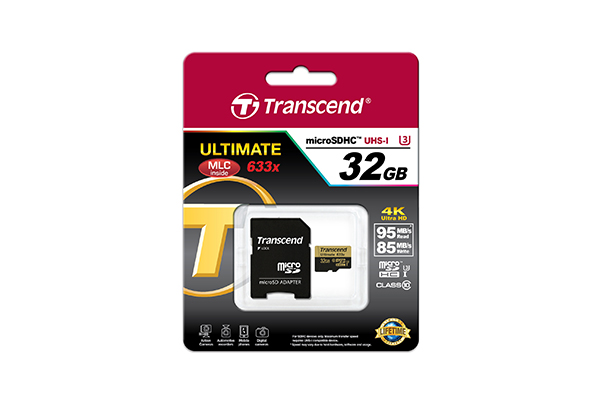 Transcend 32GB MicroSD (w/ adapter) - Class10